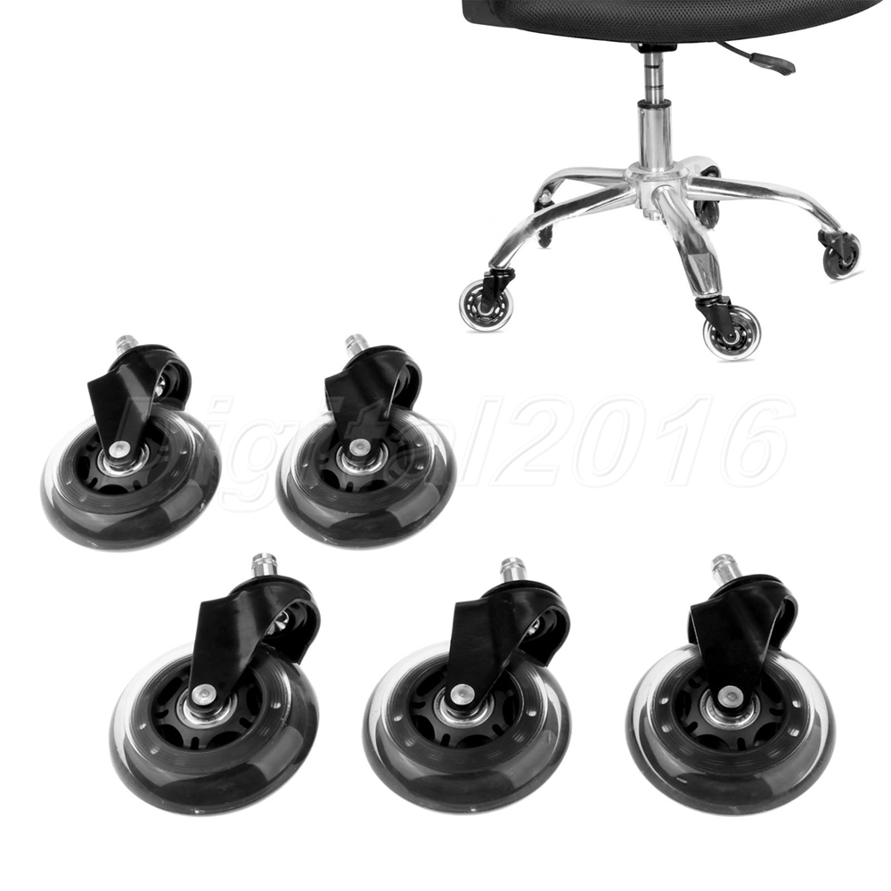 3" 360 Degree Swivel Office Computer Chair Furniture Twin Bearings