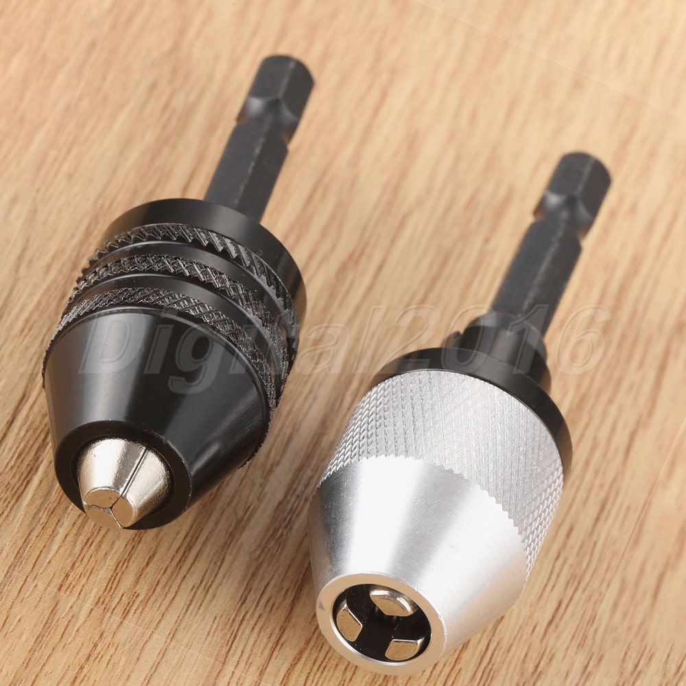 1/4 Hex Shank Conversion Tool Screwdriver Impact Drive Drill Keyless