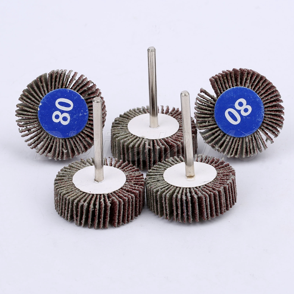 10pcs Flap 80 Grit Sanding Sandpaper Wheel Disc Grinder Grinding