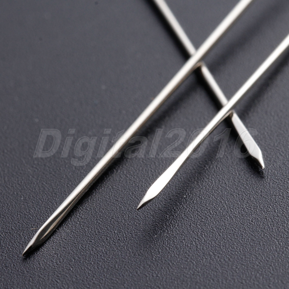 25/75PCS Hand Needles Leather Sewing Stitching For Crafts DIY Stainless