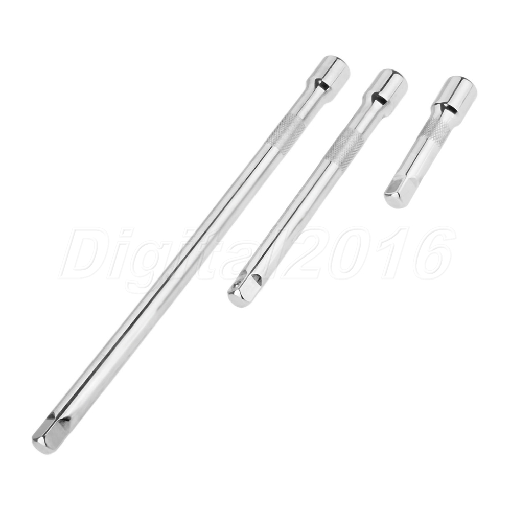 Ratchet Wrench Extension Bar Set for 3/8" Drive Ratchet Wrench Socket