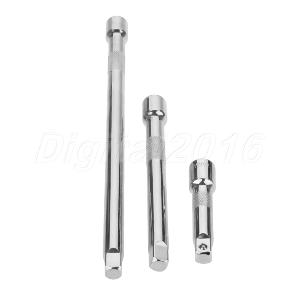 Ratchet Wrench Extension Bar Set for 3/8" Drive Ratchet Wrench Socket
