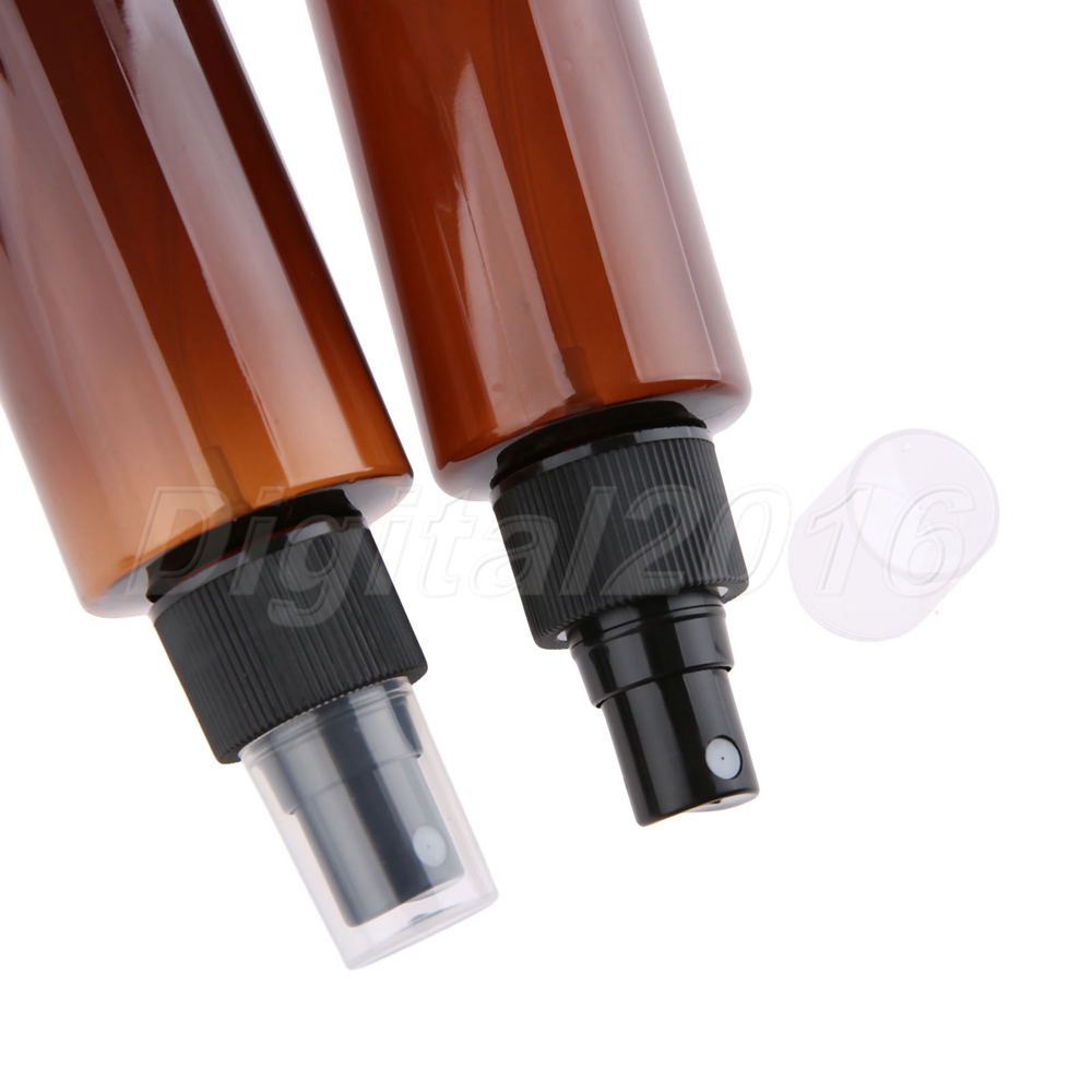 Download 5Pc 100ml 120ml 150ml Brown Spray Bottles Empty Atomizer ... Yellowimages Mockups