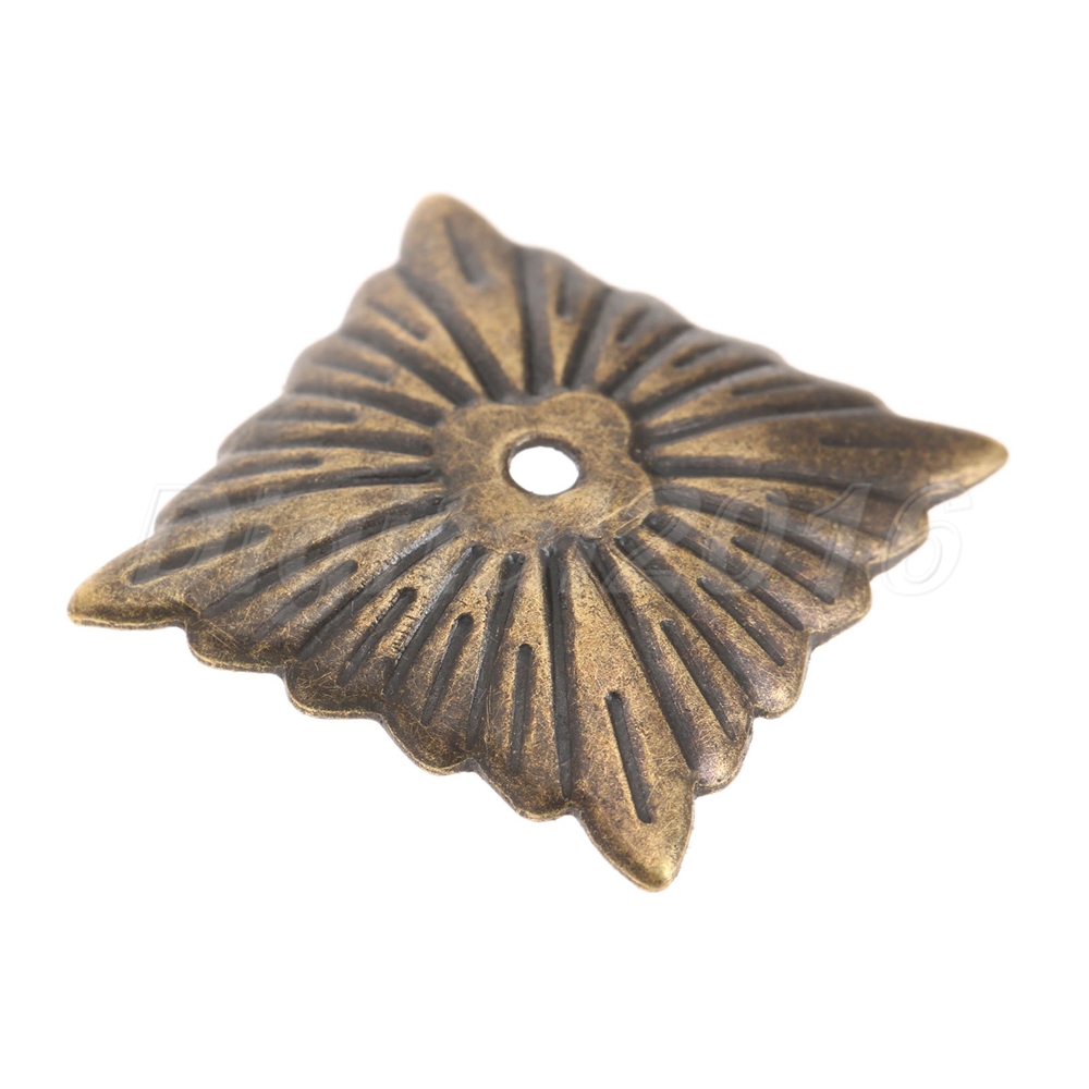 100PCS Antique Bronze Square Upholstery Tacks Furniture Decorative