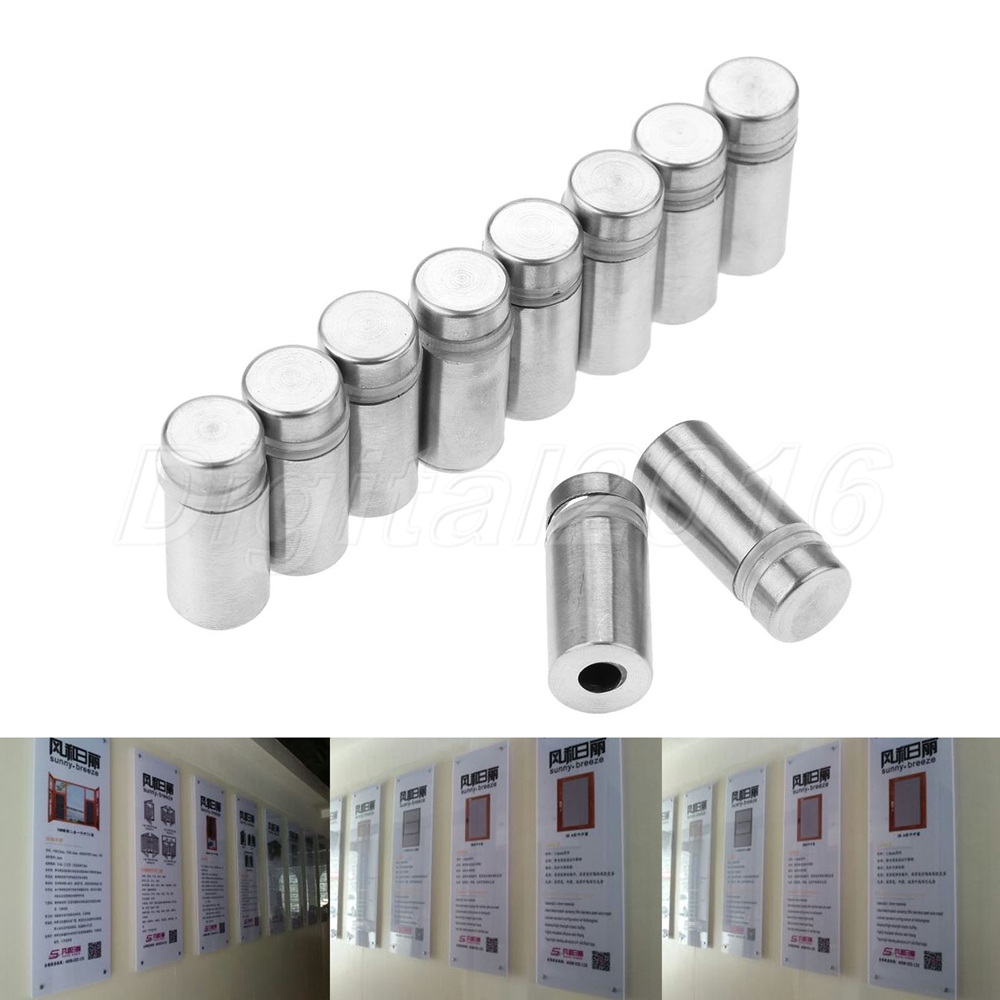 12mm*25mm Stand off Bolts Glass Sign Advertisement Fixings Standoffs