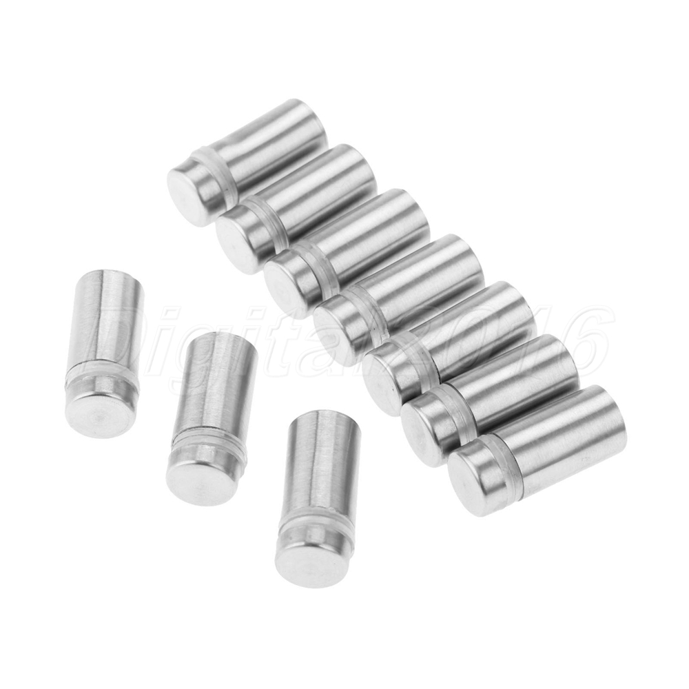 12mm*25mm Stand off Bolts Glass Sign Advertisement Fixings Standoffs