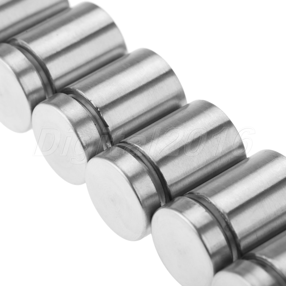 10x Stand Off Bolts Advertisement Glass Board Fixing Mount Standoffs