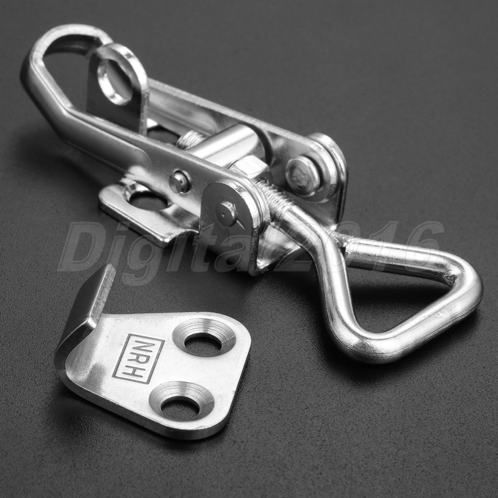 Spring Loaded Straight Loop Toggle Catch Lock Clamp Box Lever
