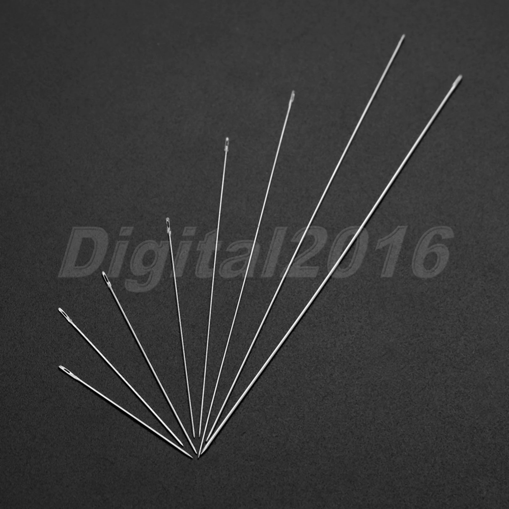 Wholesale 100Pcs 18 8Sizes Bead Needles Sewing Needles For Beads