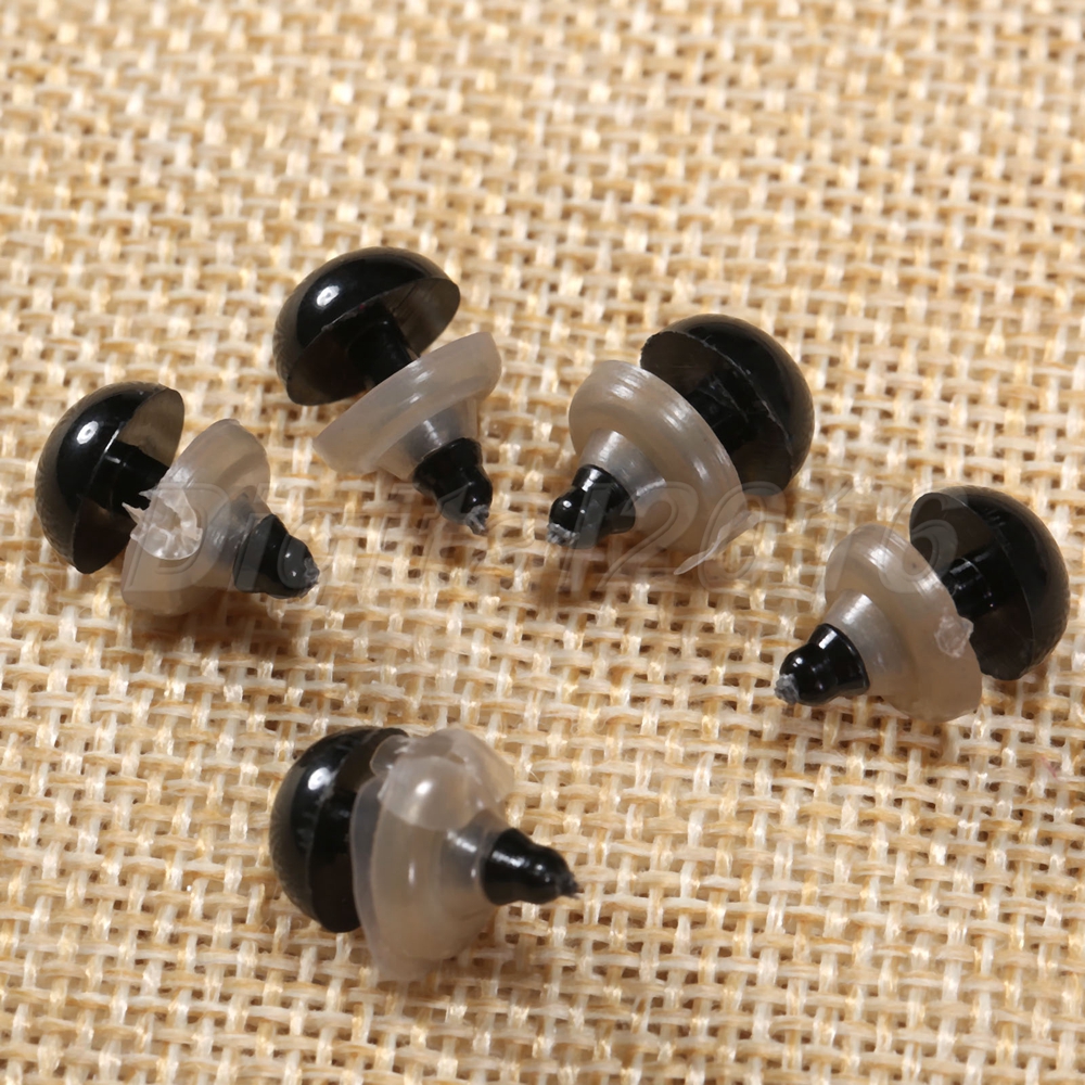 20/60/100 6-20mm Plastic Safety Eyes Washers Toys Teddy Bear Doll Making Craft - Picture 9 of 16