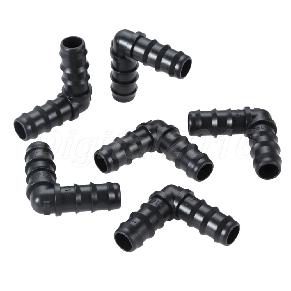 12mm 90 Degree Angle Elbow Bend Irrigation Pipe Fittings Hose