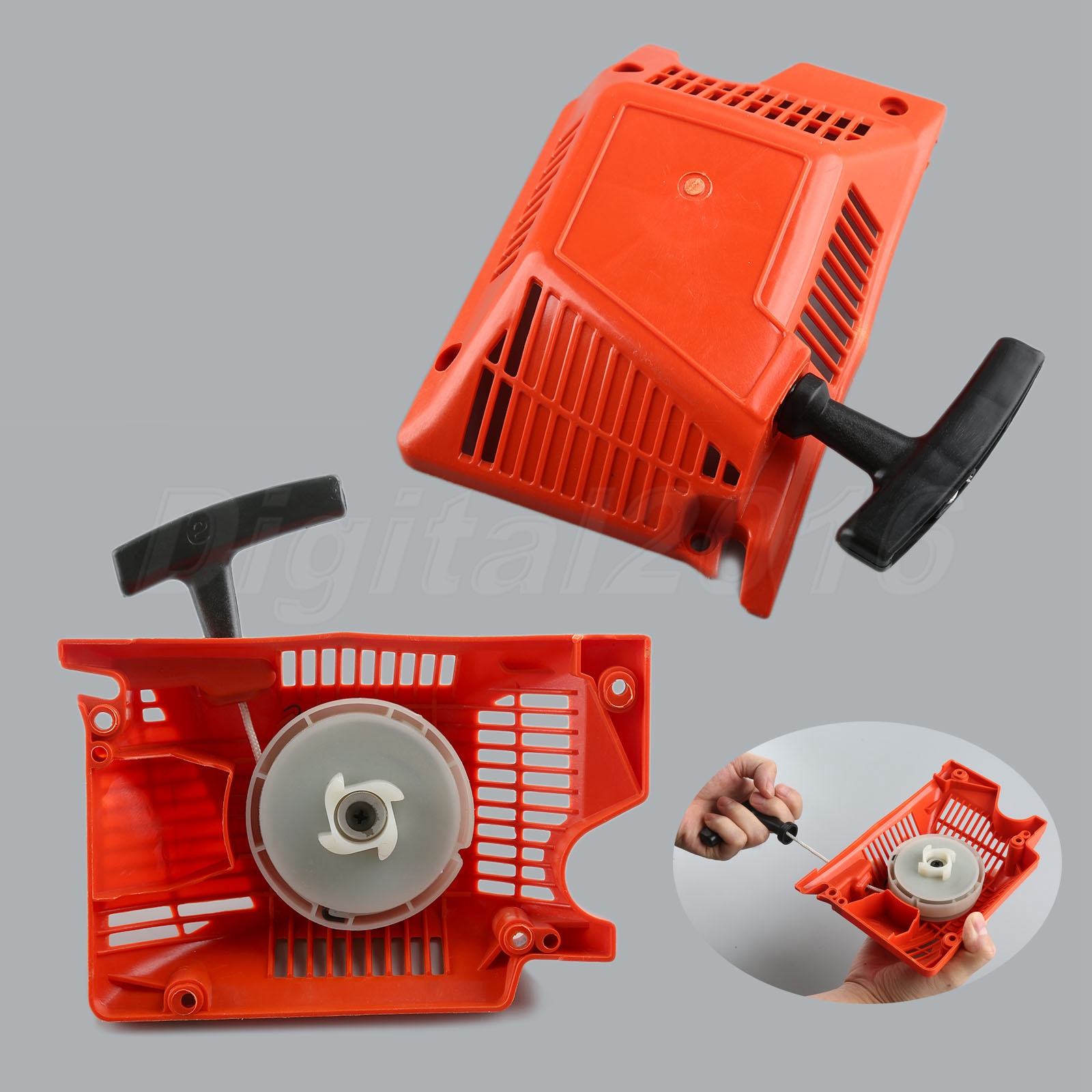 Single Recoil Starter Assembly Spare Parts For Chinese Chainsaw 4500/5200/5800 746060798425 eBay