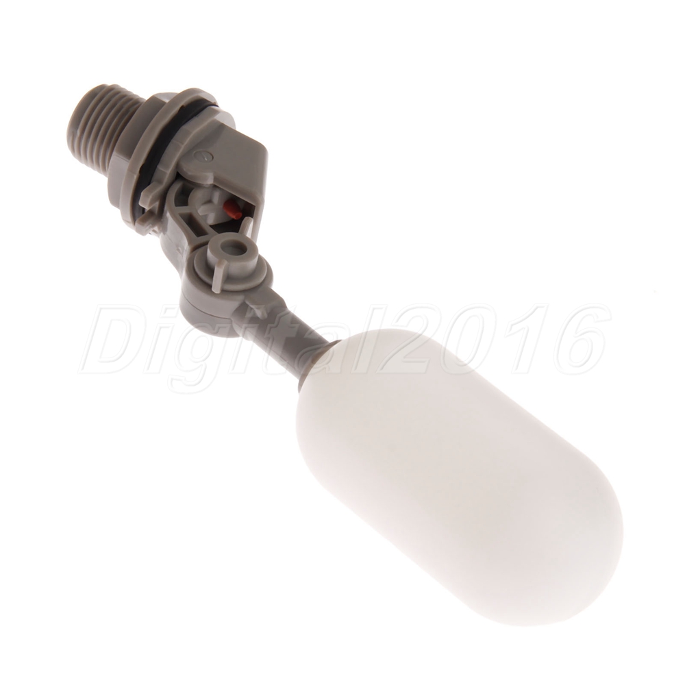 1X Plastic 1/2" DN15 Auto Fill Tank Water Float Ball Valve Shut off