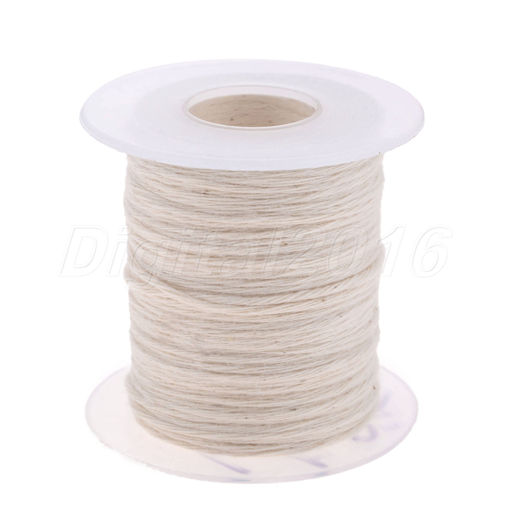 61m/Roll Smokeless Braid Candle Wicks Unwaxed Cotton Core Candle Making