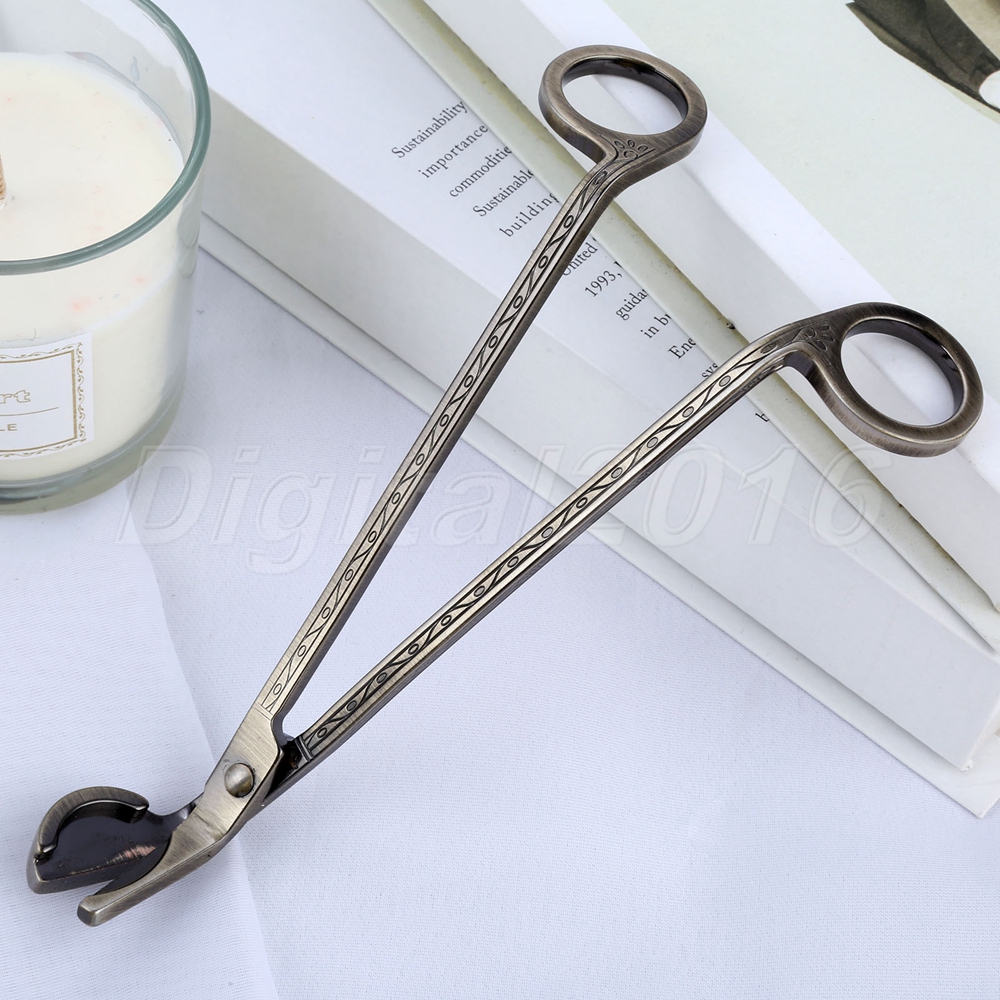 Stainless Steel Candle Wick Trimmer Home Hotel Banquet Candle Scissors Cutter 