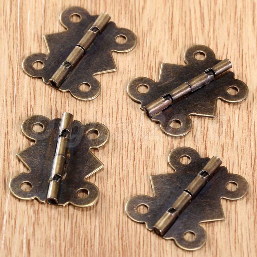 4/12/20Pcs Mini Butterfly Hinges Jewelry Box Cupboard Decorative Hinge eBay