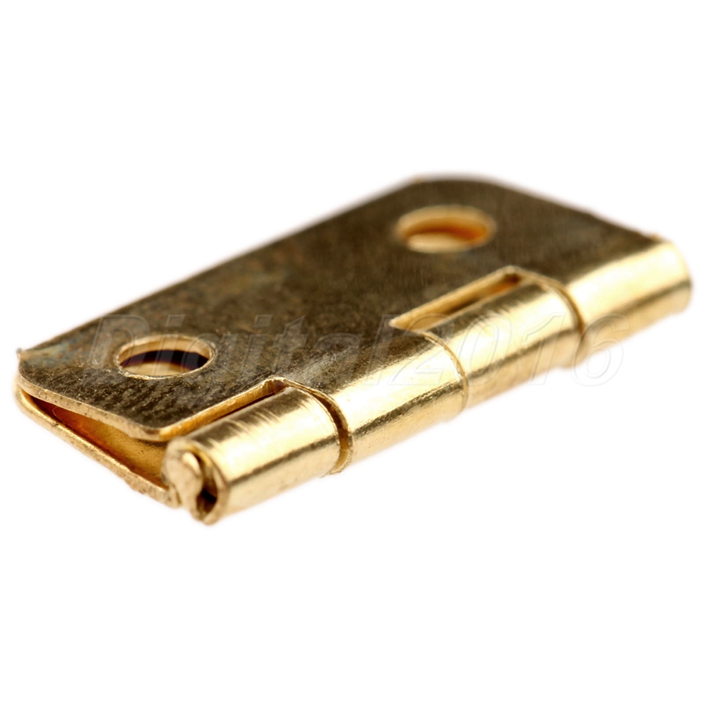 Golden Mini Hinge Jewellery Box Drawer Door Hardware Hinge with