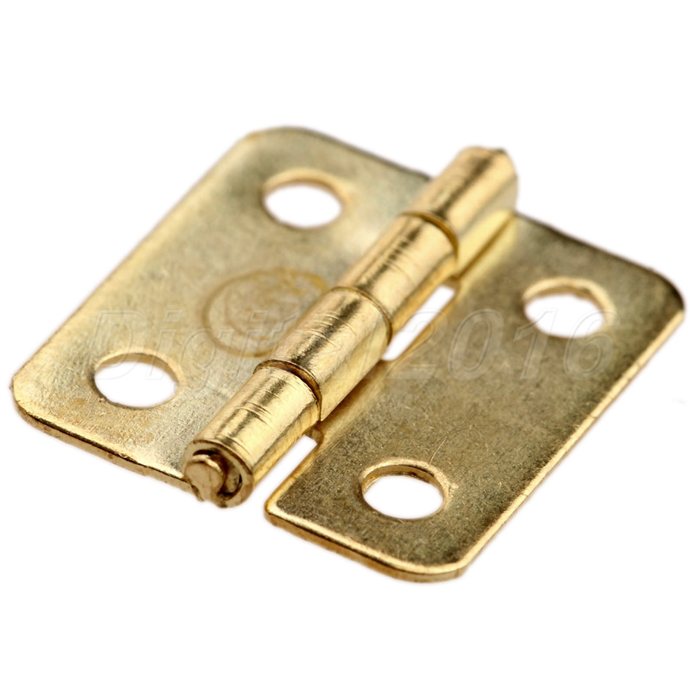 Golden Mini Hinge Jewellery Box Drawer Door Hardware Hinge with
