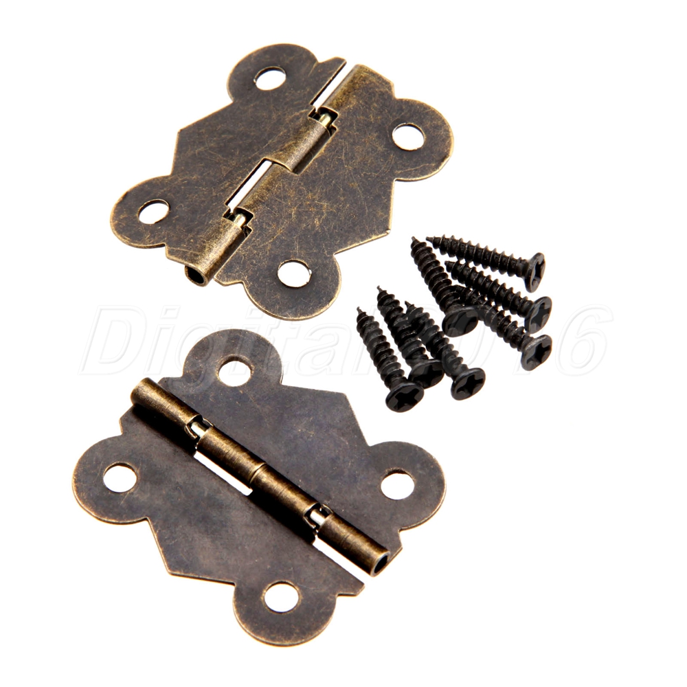 2pcs/10pcs Decorative Vintage Butterfly Hinges For Drawer Jewelry Box eBay