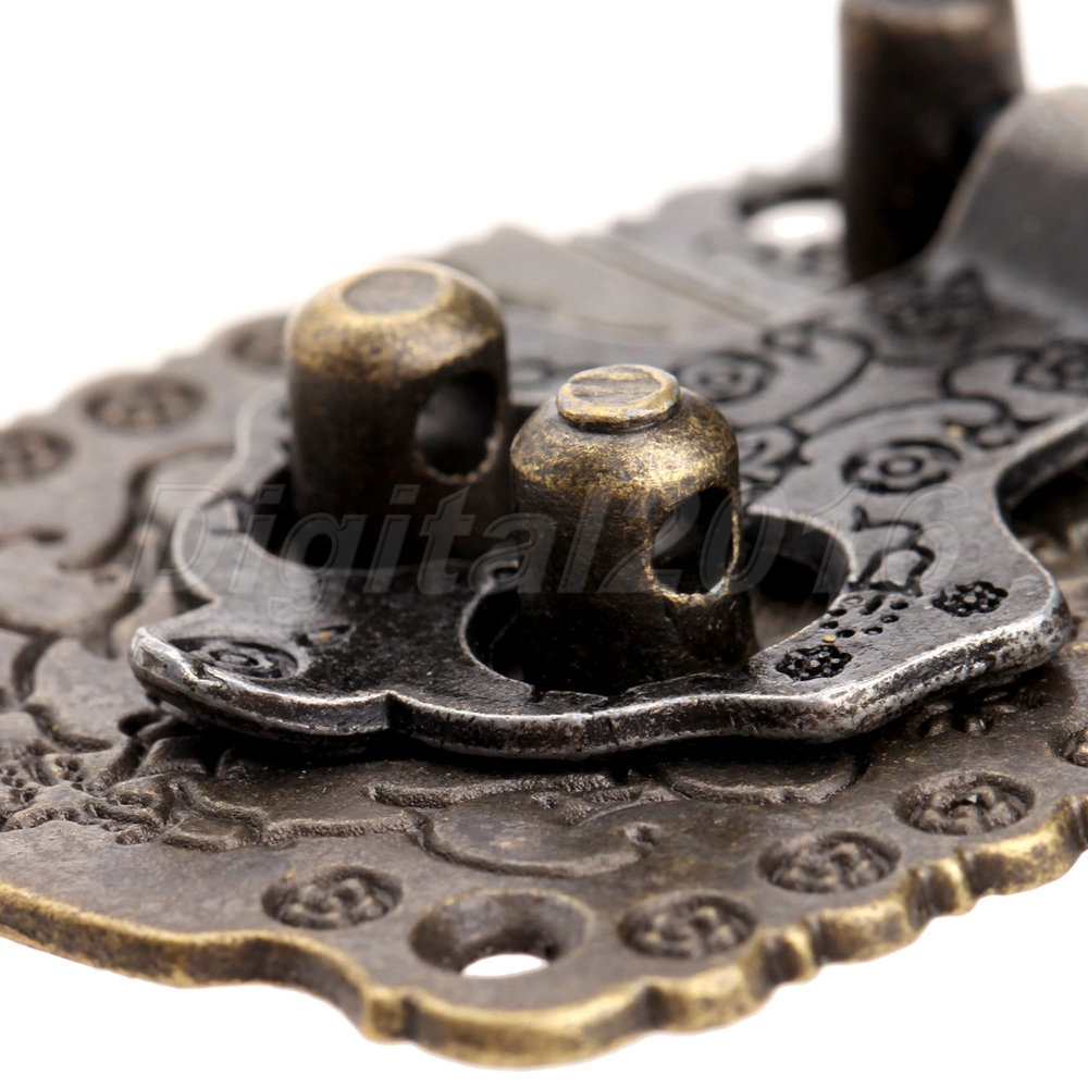 Tool Box 12X Hasp Latch Hook For Decorative Jewelry Gift Wine Wooden Box Leathercraft Bag Locker Lock