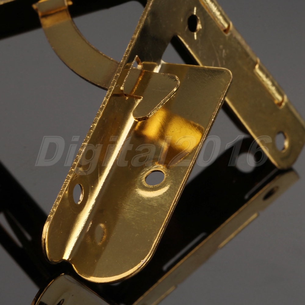 Durable Wood Chest Jewelry Box Lid Support Hinges Upholstery