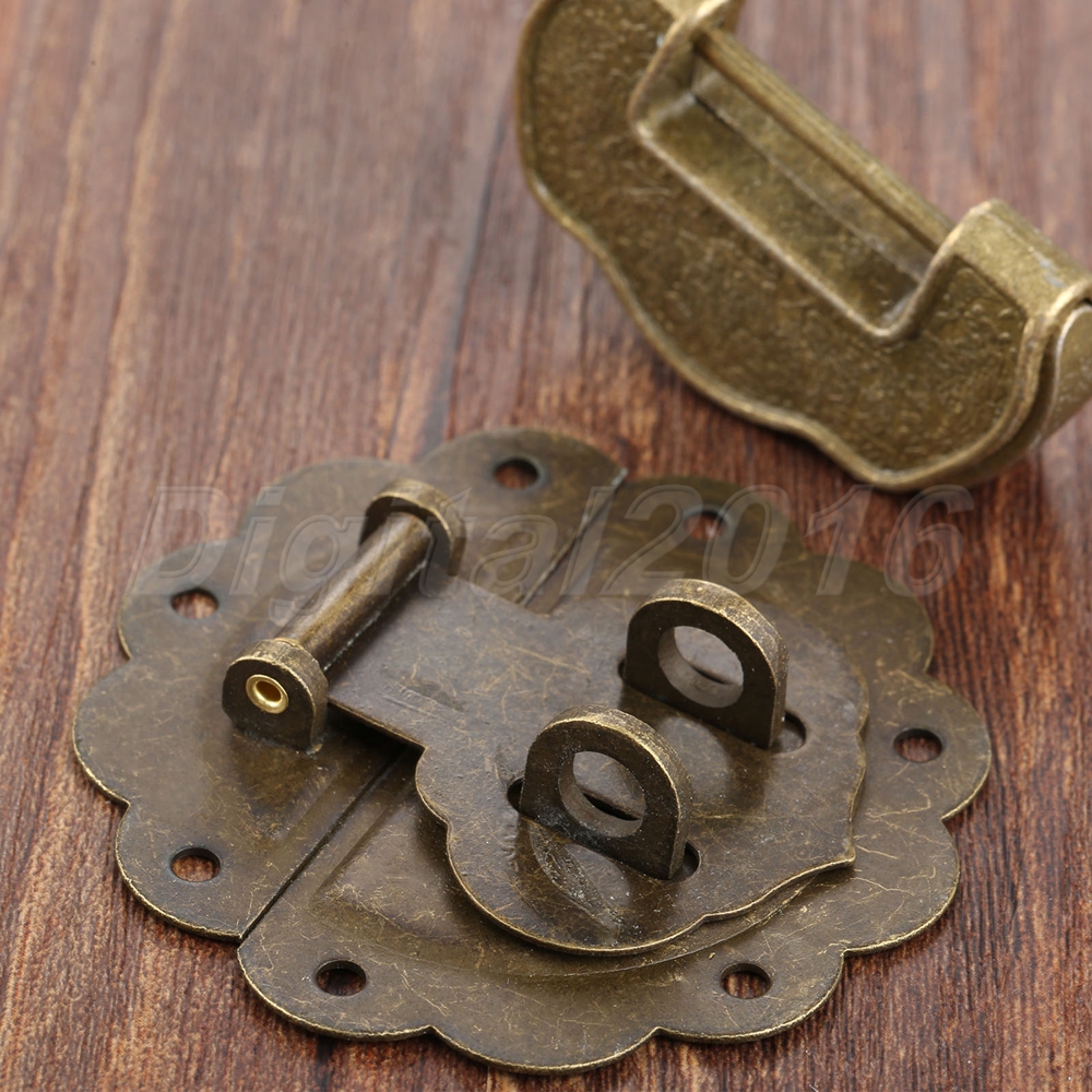 Chest Trunk Jewelry Box Padlock Lock Key Toggle Latch Clasp Set Hardware Stylish 746210771445 eBay