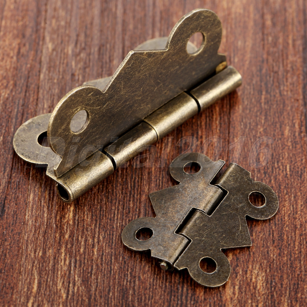 Retro Cupboard Drawer Butterfly Hinges Jewelry Box Hinges Decorative 10x eBay