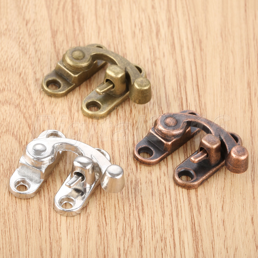 2pc Chest Suitcase Jewelry Box Latch Clasps Trinket Swing Bag Lock