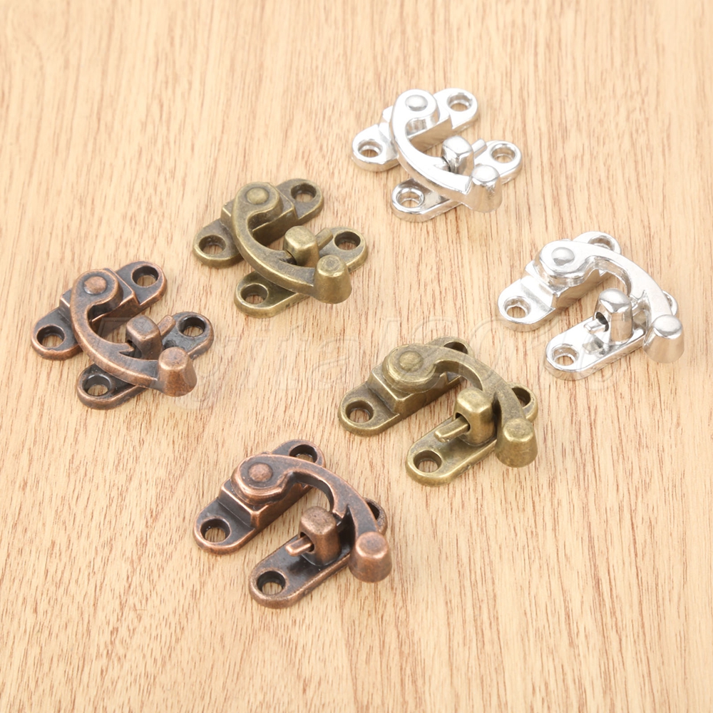 2pc Chest Suitcase Jewelry Box Latch Clasps Trinket Swing Bag Lock