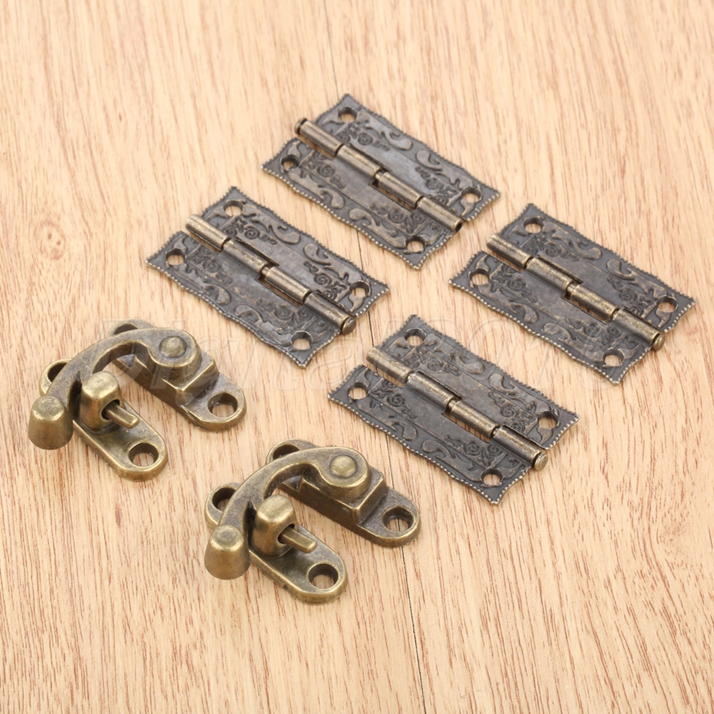 Unique Left Swing Suitcase Jewelry Box Latch Clasps 29*33mm with 4pcs