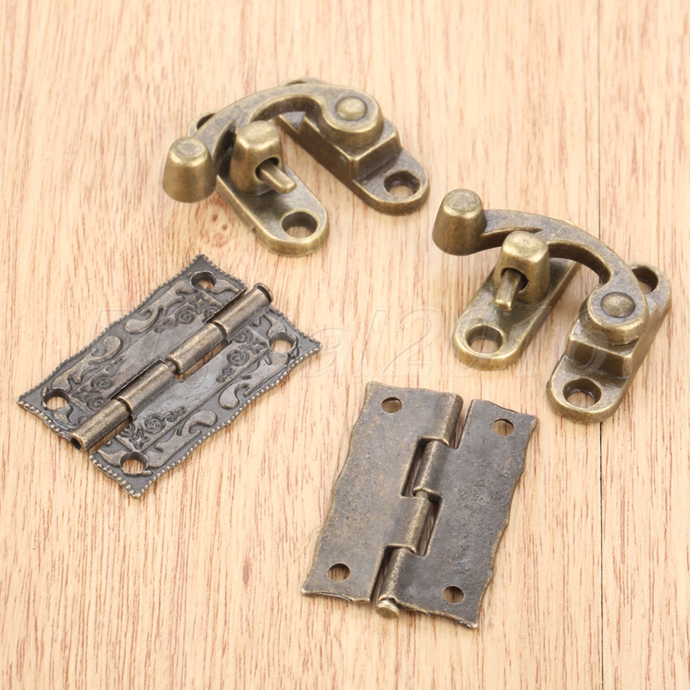 Unique Left Swing Suitcase Jewelry Box Latch Clasps 29*33mm with 4pcs