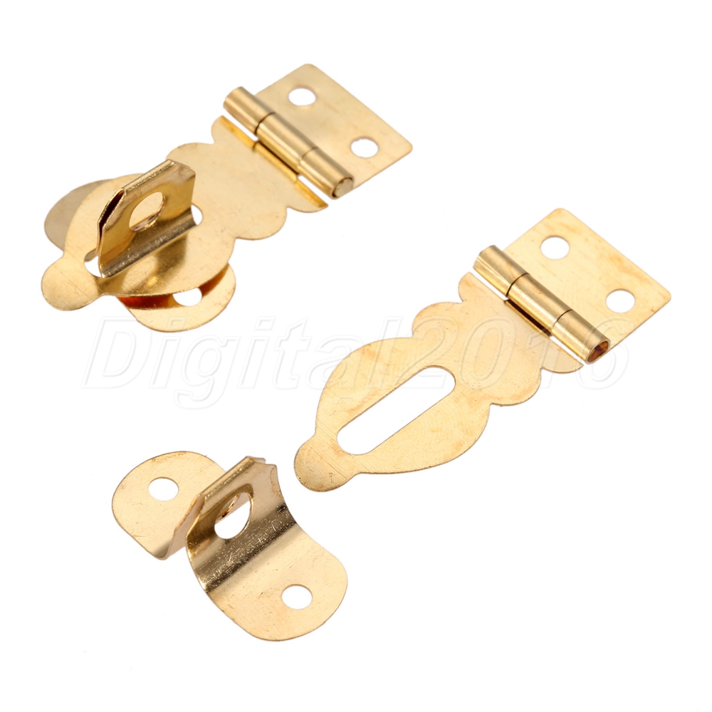10Pcs Box Suitcase Toggle Latch Clasp Luggage Hardware Brass Buckle