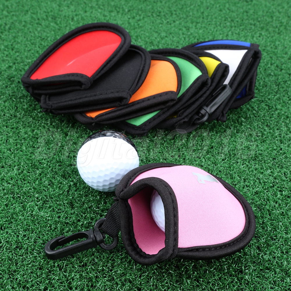 New Golf Ball Holder Storage Pouch Case Neoprene Golf Club Waist Bag
