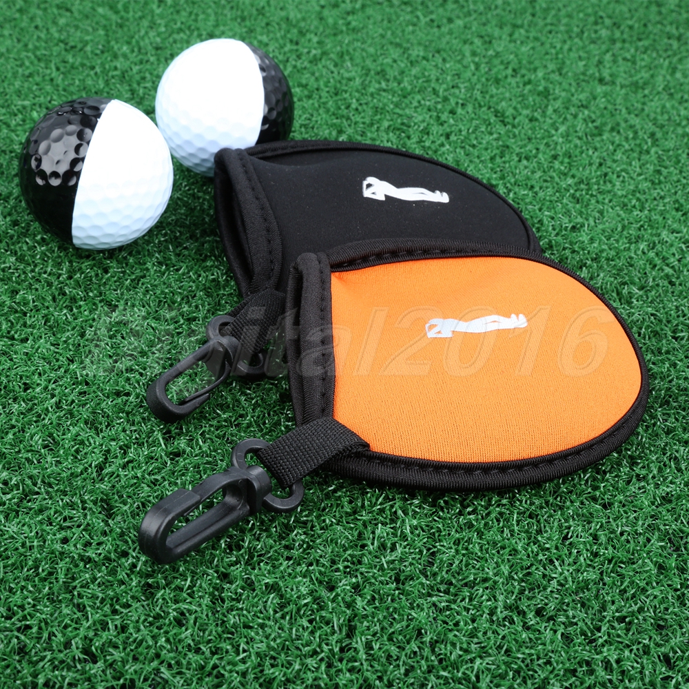 New Golf Ball Holder Storage Pouch Case Neoprene Golf Club Waist Bag