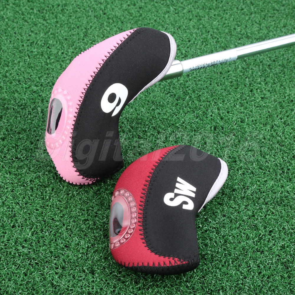 10Pcs Neoprene Golf Iron Head Cover For Taylormade Mizuno Titleist