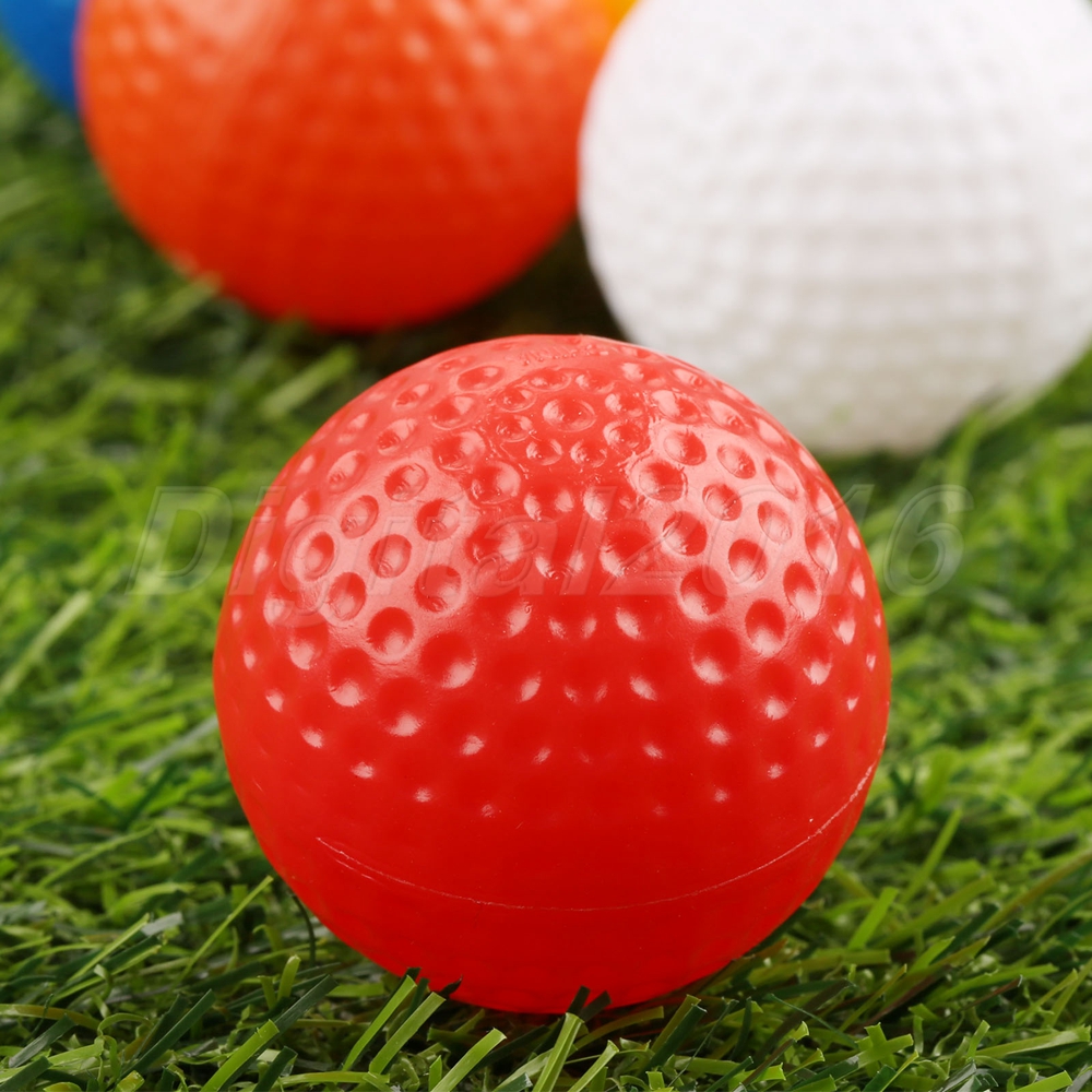10Pcs Plastic Professional Practice Golf Ball Sports Training Balls