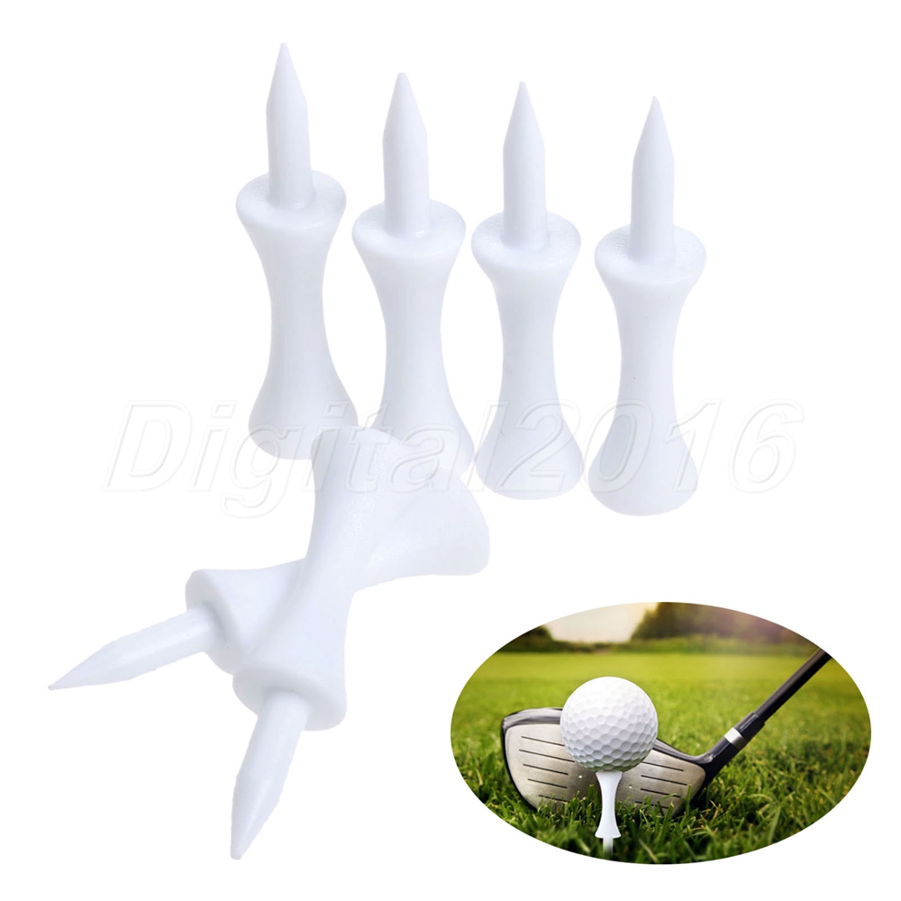 100Pcs 48mm Plastic Golf Step Down Tee Height Control Golf Club