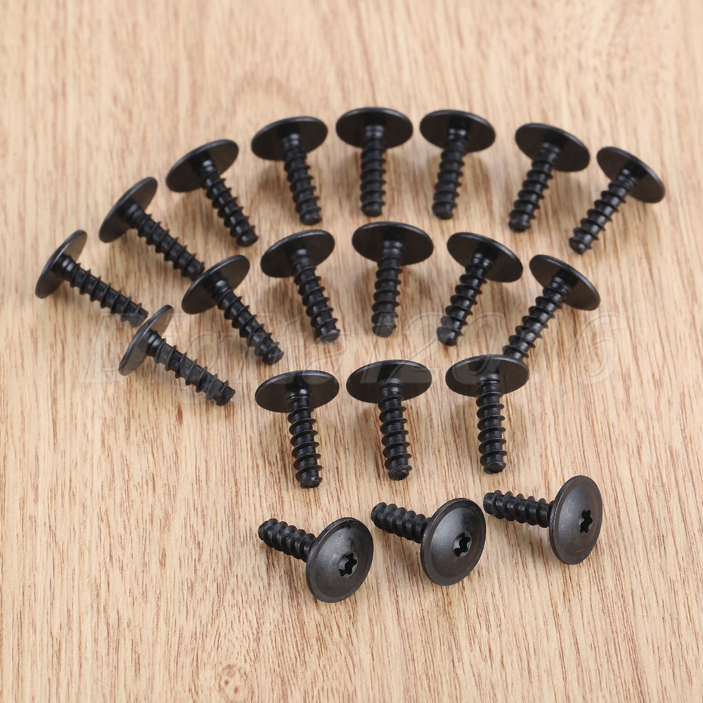 20x Car Vehicle Screws N90775001 Diameter 0.5cm Fit for VW Metal